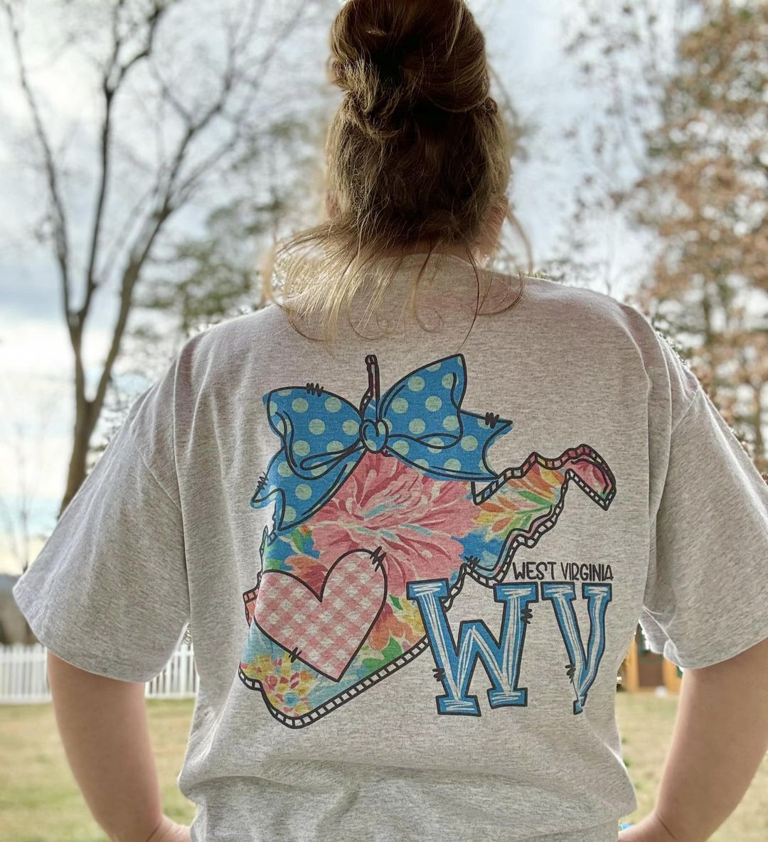 Floral state shirt