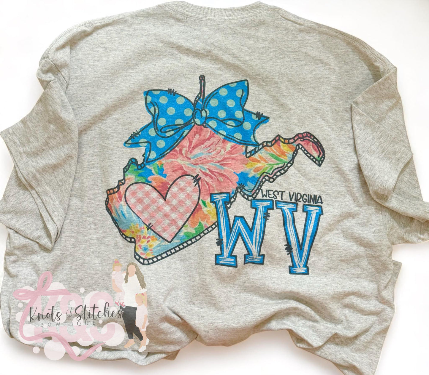 Floral state shirt