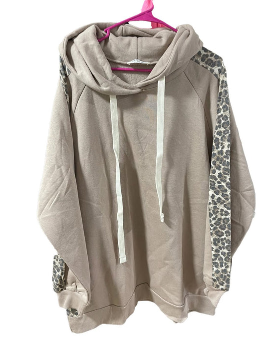 Zenana cheetah print hoodie