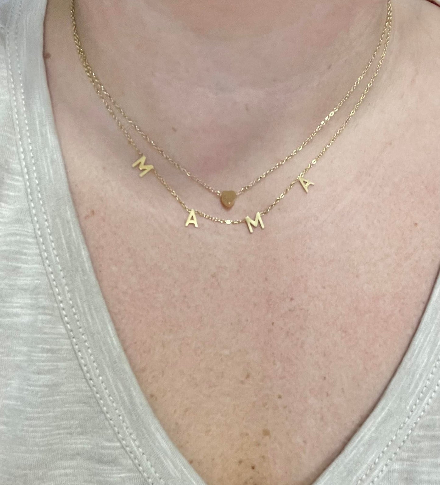 Dainty heart necklace