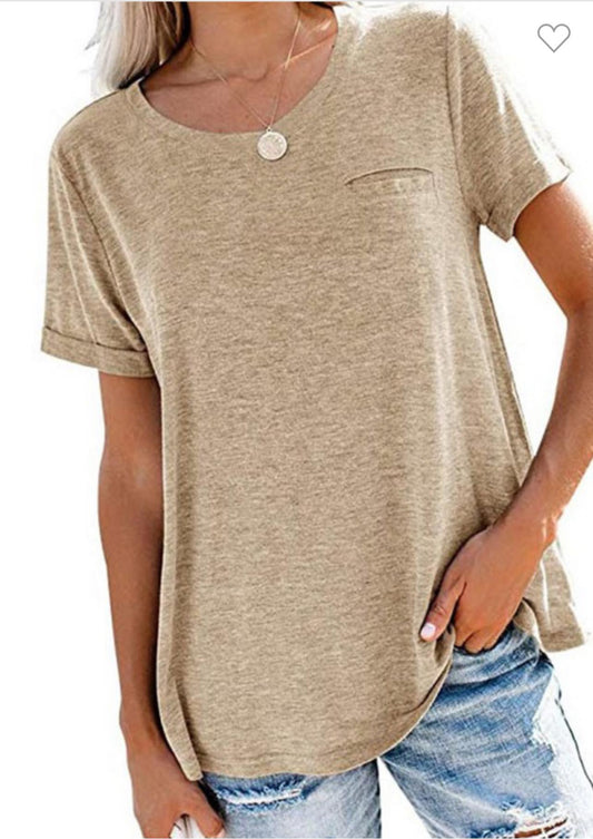 RTS basic tan tee