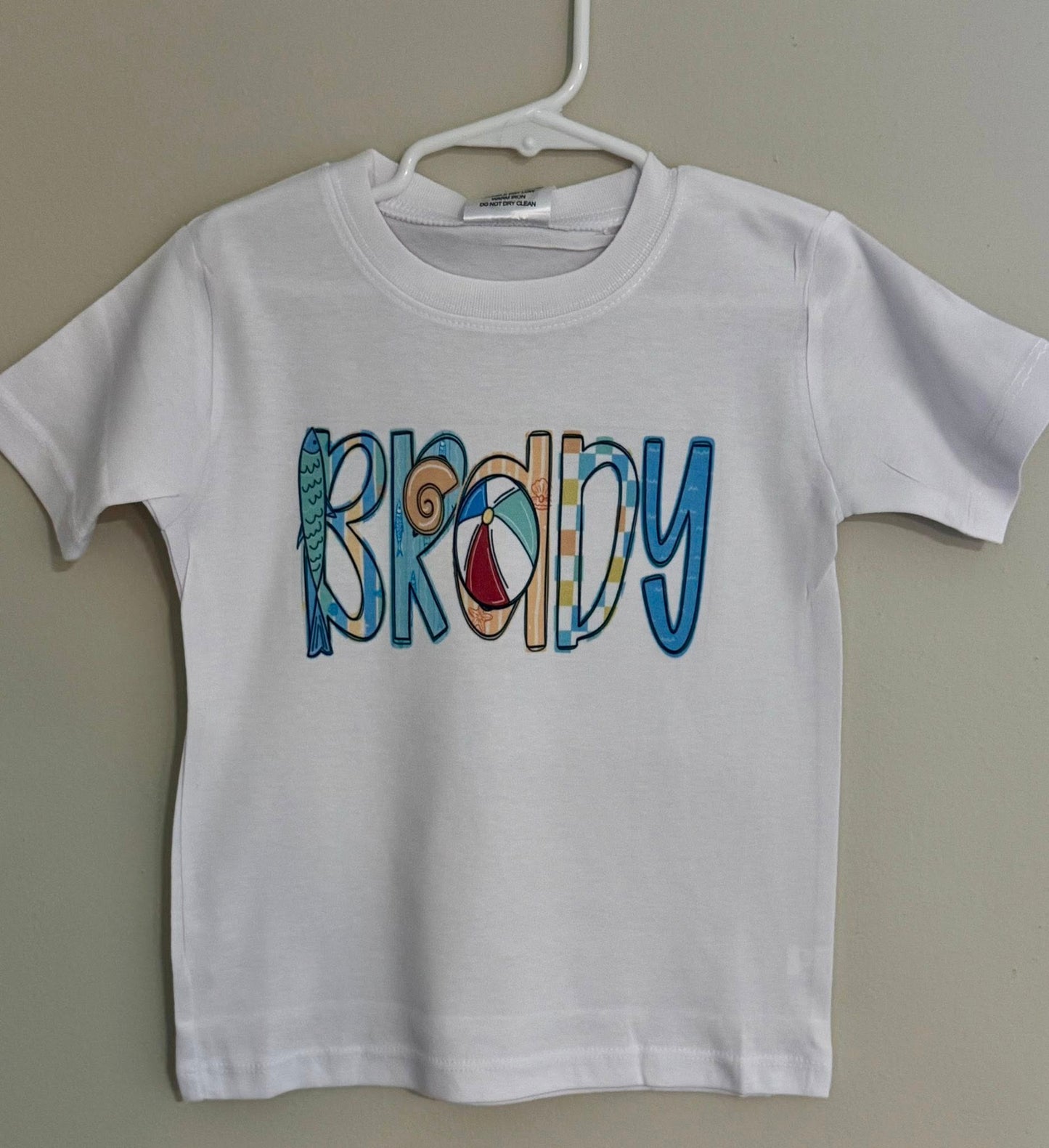 Beach themed alpha shirt
