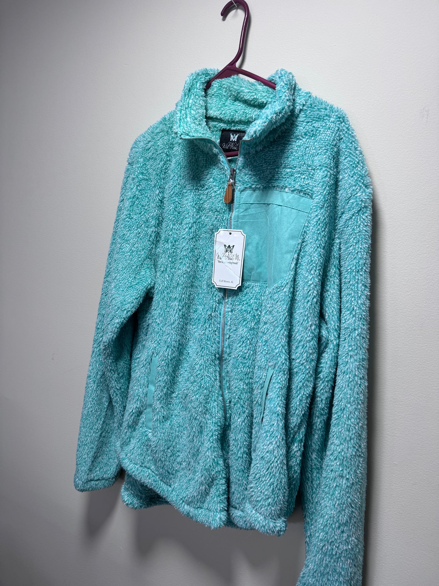 Blank fuzzy jacket