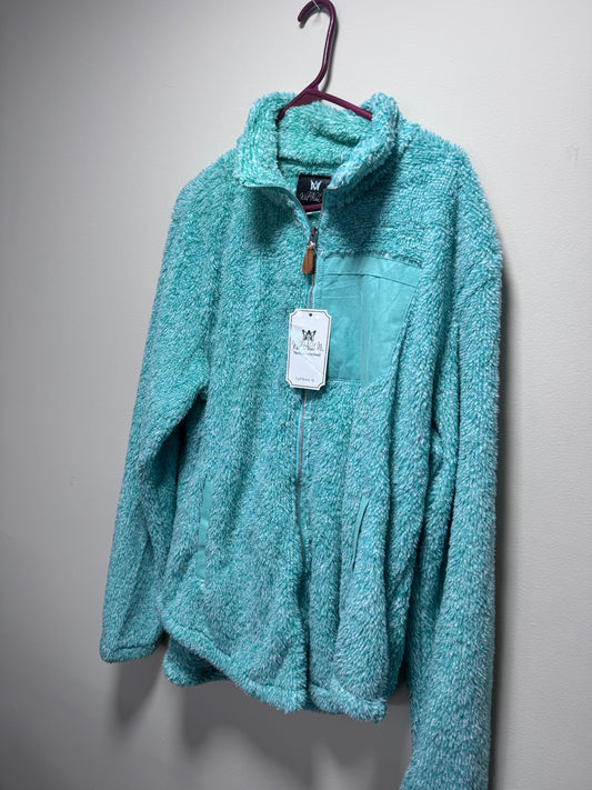 Blank fuzzy jacket