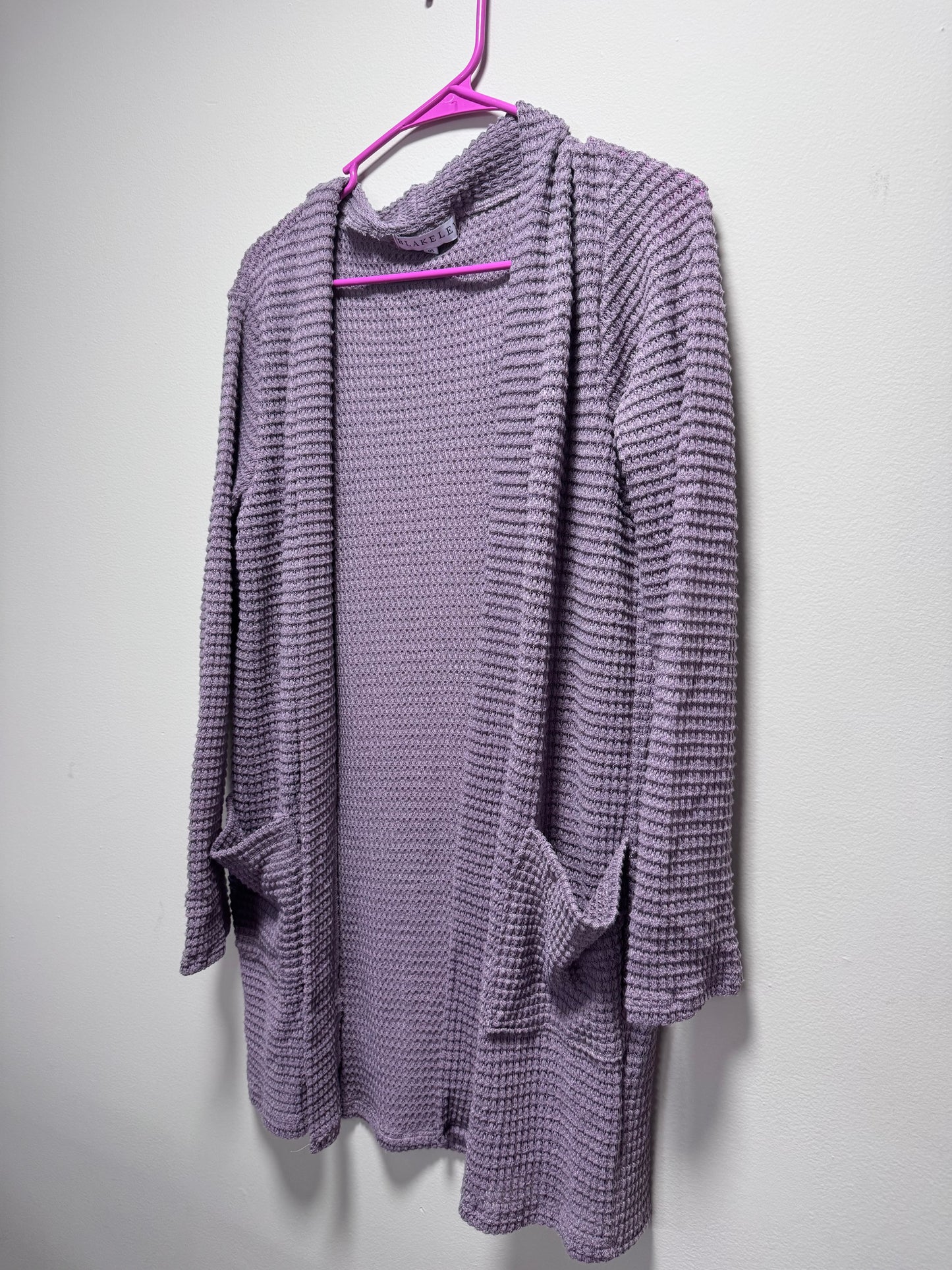 Purple lightweight cardigan