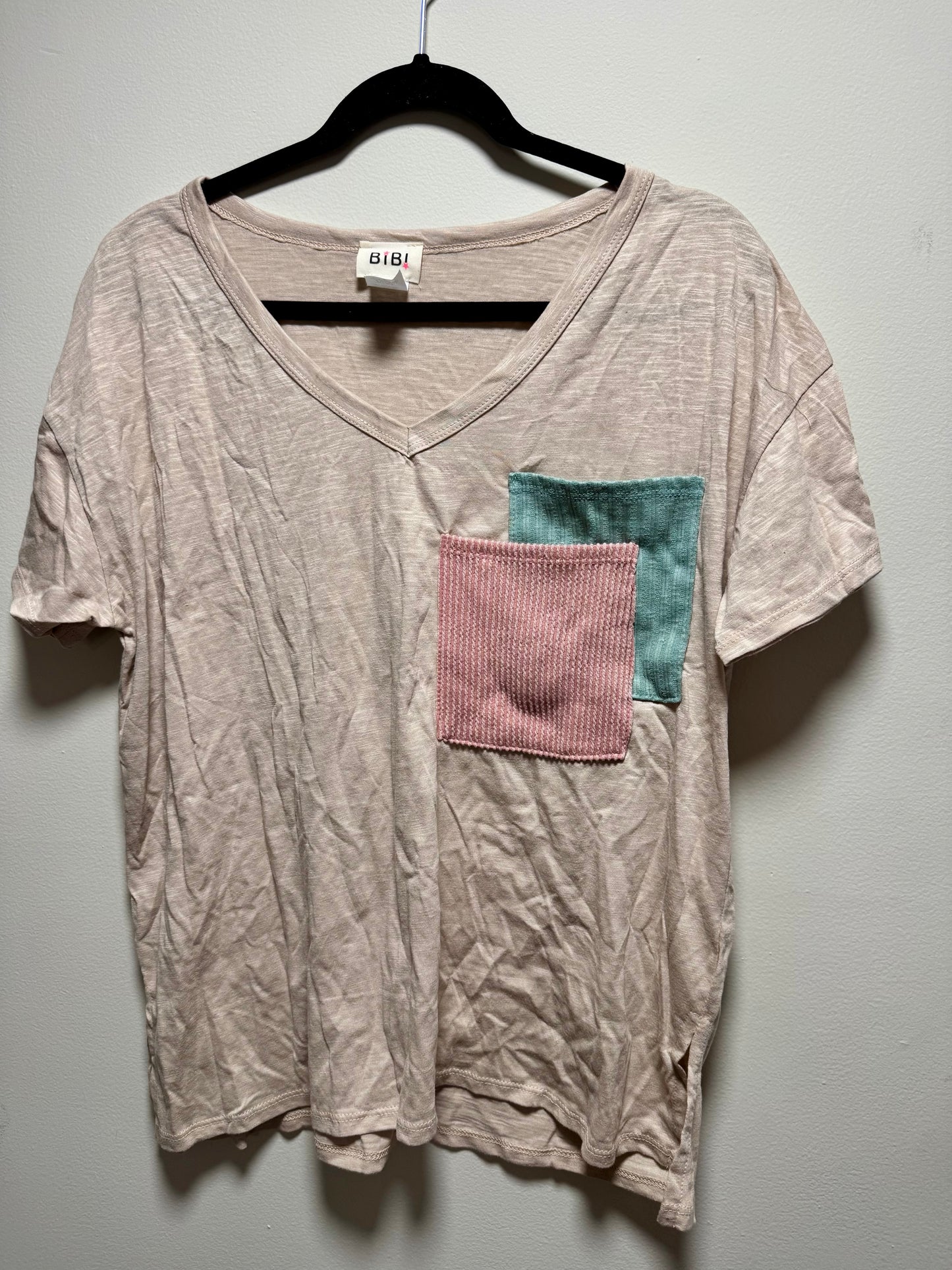 BiBi colorblocked pocket tee