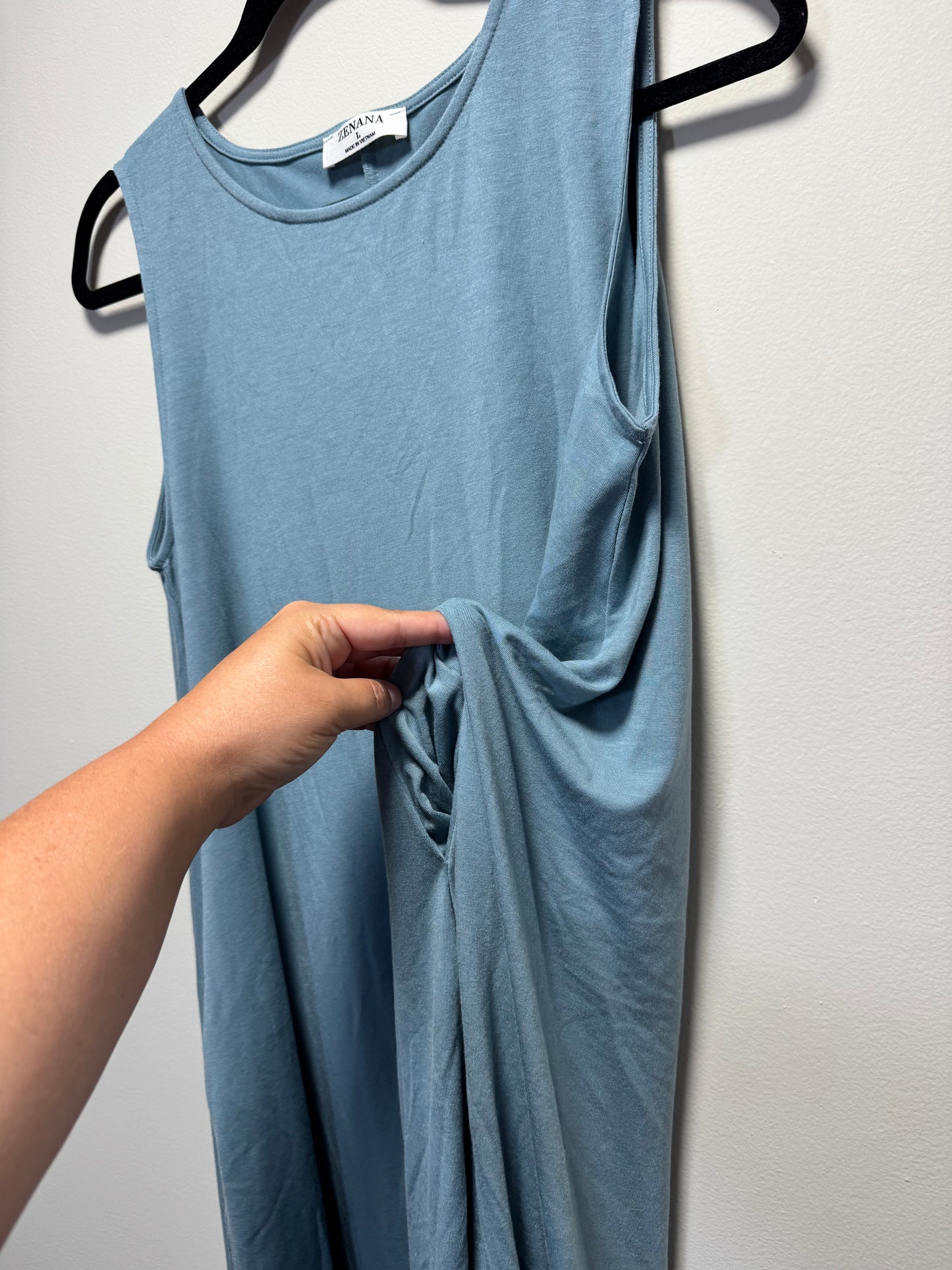 Zenana tank dress with POCKETS!